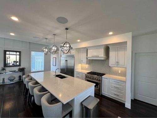 245 Prairie Rose Place South, Lethbridge, AB - Indoor Photo Showing Kitchen With Upgraded Kitchen