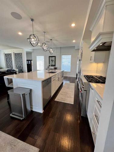 245 Prairie Rose Place South, Lethbridge, AB - Indoor Photo Showing Kitchen With Upgraded Kitchen