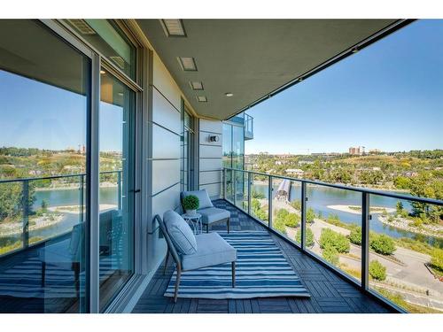 906-738 1 Avenue Sw, Calgary, AB - Outdoor With Body Of Water With Balcony With View With Exterior