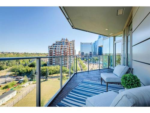 906-738 1 Avenue Sw, Calgary, AB - Outdoor With Balcony With View With Exterior