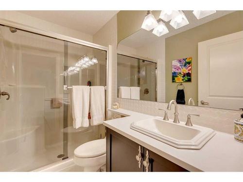 2661 Evercreek Bluffs Way Sw, Calgary, AB - Indoor Photo Showing Bathroom