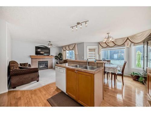 332 Taralake Terrace Ne, Calgary, AB - Indoor With Fireplace