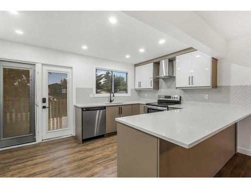 123 Falwood Way Ne, Calgary, AB - Indoor Photo Showing Kitchen With Upgraded Kitchen