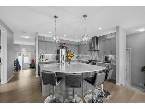 73 Cityside Way Ne, Calgary, AB - Indoor Photo Showing Kitchen With Upgraded Kitchen