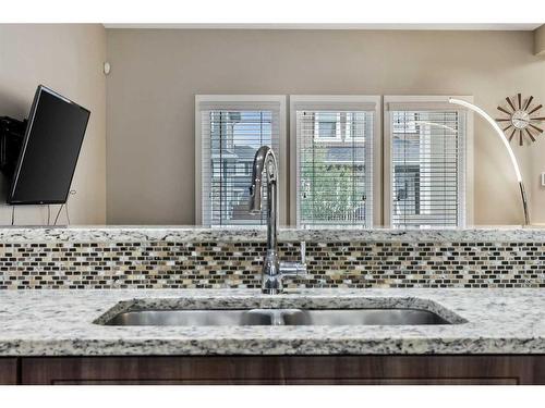 50 Redstone Common Ne, Calgary, AB - Indoor Photo Showing Kitchen With Double Sink