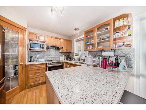 128 Taralake Terrace Ne, Calgary, AB - Indoor Photo Showing Kitchen With Double Sink