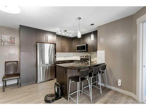 6310-155 Skyview Ranch Way Ne, Calgary, AB - Indoor Photo Showing Kitchen With Stainless Steel Kitchen With Upgraded Kitchen