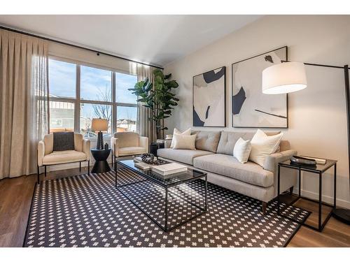 440 Tekarra Drive Nw, Calgary, AB - Indoor Photo Showing Living Room