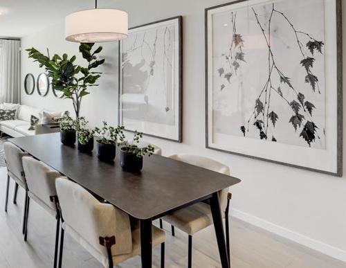 440 Tekarra Drive Nw, Calgary, AB - Indoor Photo Showing Dining Room