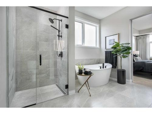 201-190 Marina Cove Se, Calgary, AB - Indoor Photo Showing Bathroom