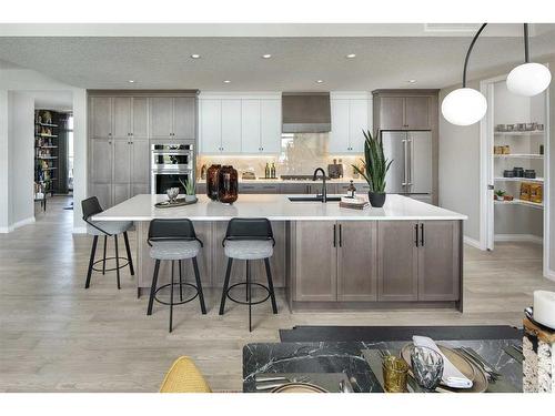 201-190 Marina Cove Se, Calgary, AB - Indoor Photo Showing Kitchen With Upgraded Kitchen