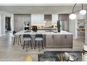 201-190 Marina Cove Se, Calgary, AB  - Indoor Photo Showing Kitchen With Upgraded Kitchen 