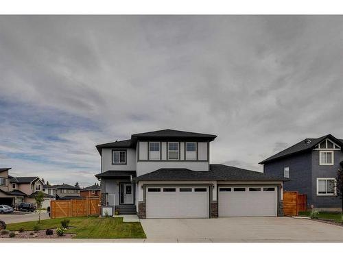 1360 Lackner Boulevard, Carstairs, AB - Outdoor With Facade