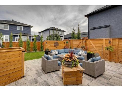 1360 Lackner Boulevard, Carstairs, AB - Outdoor With Deck Patio Veranda With Exterior