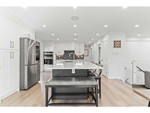 1148 Southglen Drive Sw, Calgary, AB - Indoor Photo Showing Kitchen With Stainless Steel Kitchen With Upgraded Kitchen