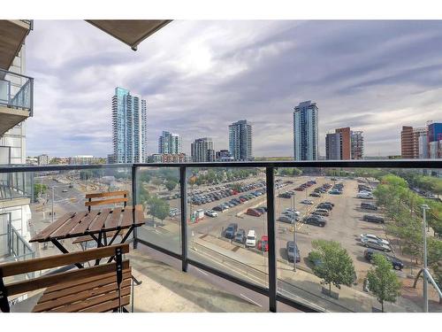 611-450 8 Avenue Se, Calgary, AB - Outdoor With Balcony With View