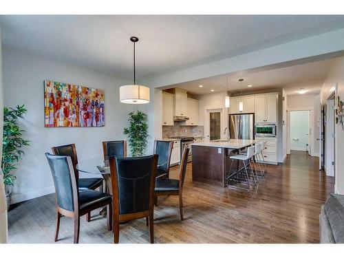 85 Aspenshire Crescent Sw, Calgary, AB - Indoor Photo Showing Dining Room