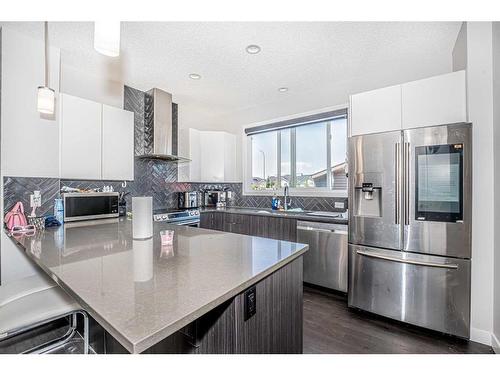 156 Cornerstone Passage Ne, Calgary, AB - Indoor Photo Showing Kitchen