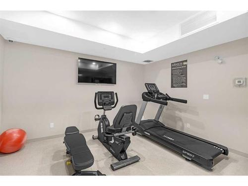 209-1315 Spring Creek Gate, Canmore, AB - Indoor Photo Showing Gym Room