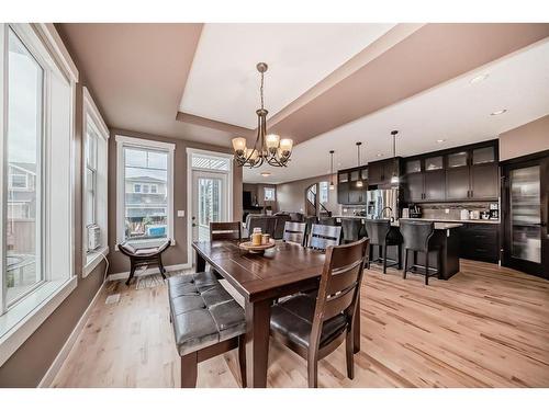 209 Kinniburgh Boulevard, Chestermere, AB - Indoor Photo Showing Dining Room