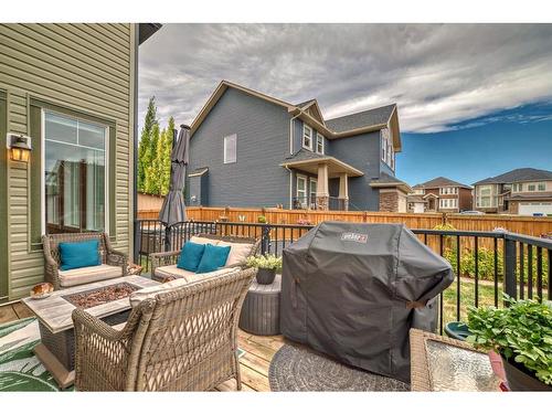 209 Kinniburgh Boulevard, Chestermere, AB - Outdoor With Deck Patio Veranda With Exterior