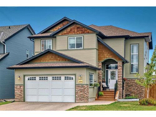 209 Kinniburgh Boulevard, Chestermere, AB - Outdoor With Facade