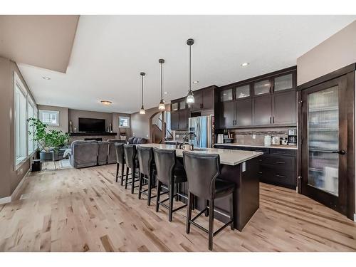 209 Kinniburgh Boulevard, Chestermere, AB - Indoor Photo Showing Kitchen With Upgraded Kitchen