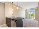 312-117 Copperpond Common Se, Calgary, AB  - Indoor Photo Showing Kitchen With Double Sink 