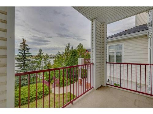 205-8 Country Village Bay Ne, Calgary, AB - Outdoor With Balcony With Exterior