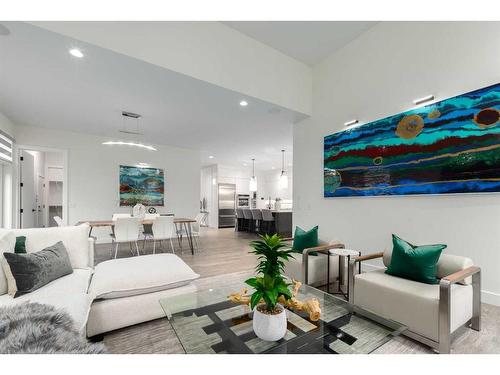 132 Fortress Bay Sw, Calgary, AB - Indoor Photo Showing Living Room