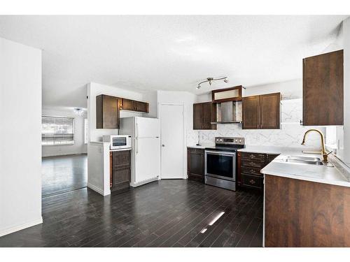 210 Saratoga Close Ne, Calgary, AB - Indoor Photo Showing Kitchen With Double Sink