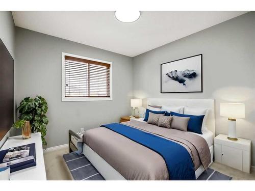 133 Walden Parade Se, Calgary, AB - Indoor Photo Showing Bedroom