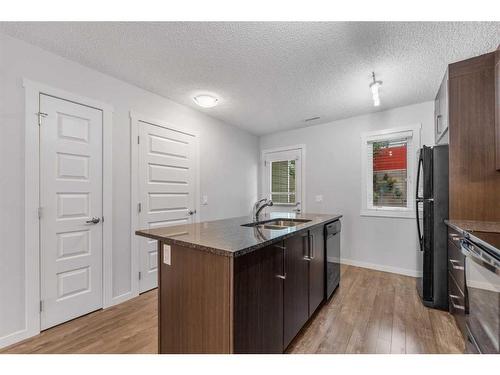 520 Mckenzie Towne Close Se, Calgary, AB - Indoor Photo Showing Kitchen With Double Sink