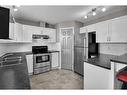 808 Prairie Sound Circle Nw, High River, AB  - Indoor Photo Showing Kitchen With Double Sink 