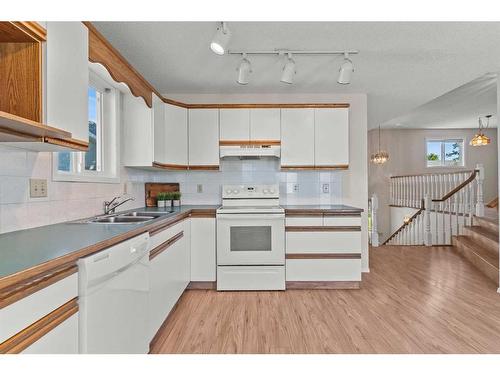 117 Fairway View Nw, High River, AB - Indoor Photo Showing Kitchen With Double Sink