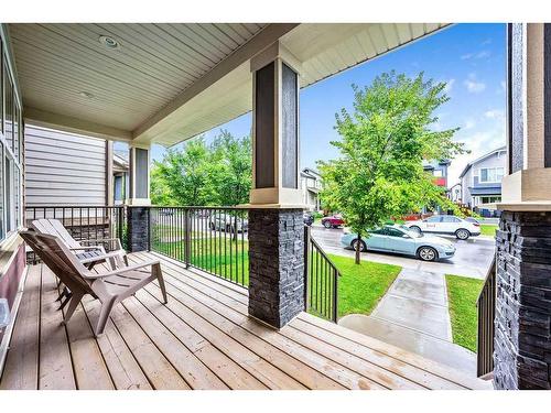 91 Masters Manor Se, Calgary, AB - Outdoor With Deck Patio Veranda With Exterior