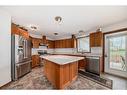 932 Heritage Estates Drive, Acme, AB  - Indoor Photo Showing Kitchen With Stainless Steel Kitchen With Double Sink 