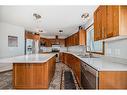 932 Heritage Estates Drive, Acme, AB  - Indoor Photo Showing Kitchen With Double Sink 