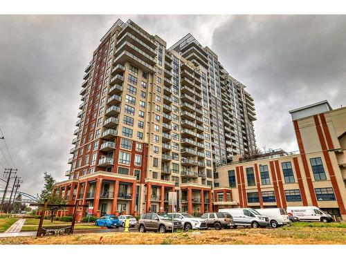 1607-8710 Horton Road Sw, Calgary, AB - Outdoor With Balcony With Facade