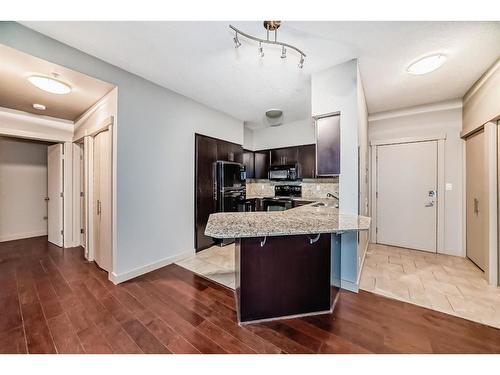 1607-8710 Horton Road Sw, Calgary, AB - Indoor Photo Showing Kitchen