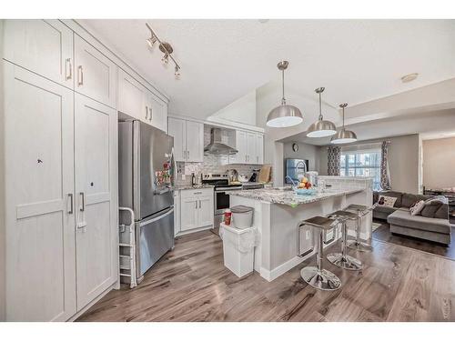 14680 1 Street Ne, Calgary, AB - Indoor Photo Showing Kitchen With Stainless Steel Kitchen With Upgraded Kitchen