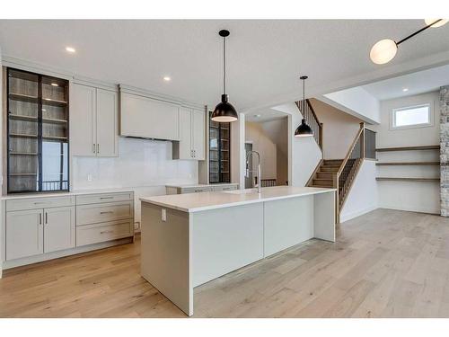 92 Cimarron Estates Drive, Okotoks, AB - Indoor Photo Showing Kitchen With Upgraded Kitchen