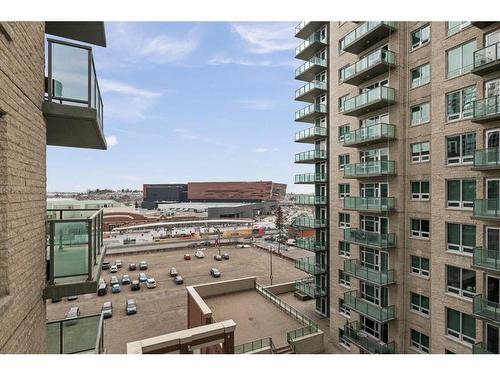 708-1410 1 Street Se, Calgary, AB - Outdoor With Balcony