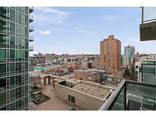 708-1410 1 Street Se, Calgary, AB - Outdoor With Balcony