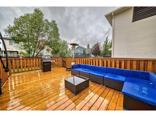 161 Silverado Range View, Calgary, AB - Outdoor With Above Ground Pool With Deck Patio Veranda With Exterior