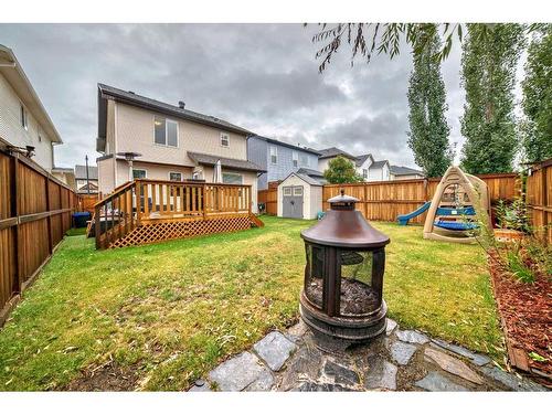 161 Silverado Range View, Calgary, AB - Outdoor With Deck Patio Veranda With Backyard With Exterior