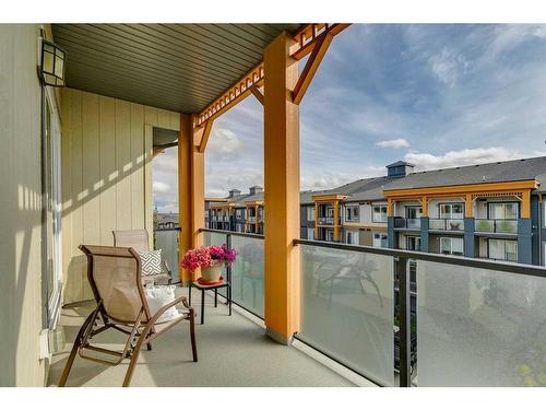 408-150 Auburn Meadows Manor Se, Calgary, AB - Outdoor With Balcony With Exterior