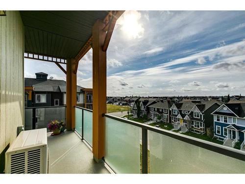 408-150 Auburn Meadows Manor Se, Calgary, AB - Outdoor With Balcony With Exterior