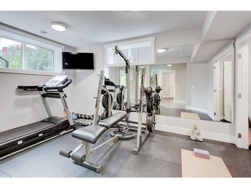 1920 10A Street Sw, Calgary, AB - Indoor Photo Showing Gym Room