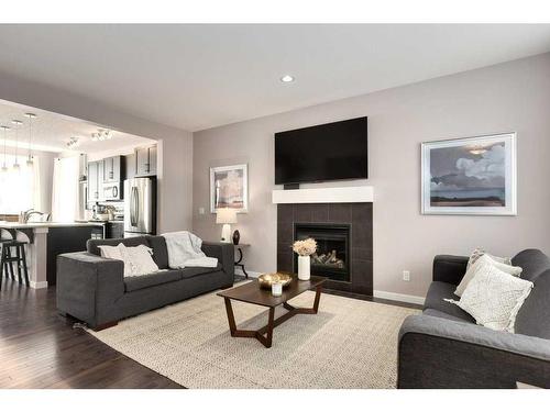 39 Nolanfield Terrace Nw, Calgary, AB - Indoor Photo Showing Living Room With Fireplace